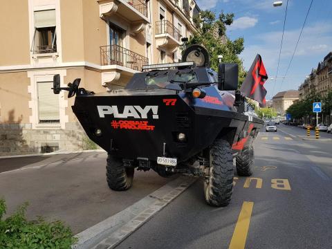 La Police Municipale de Lausanne a contrôlé le Goliath